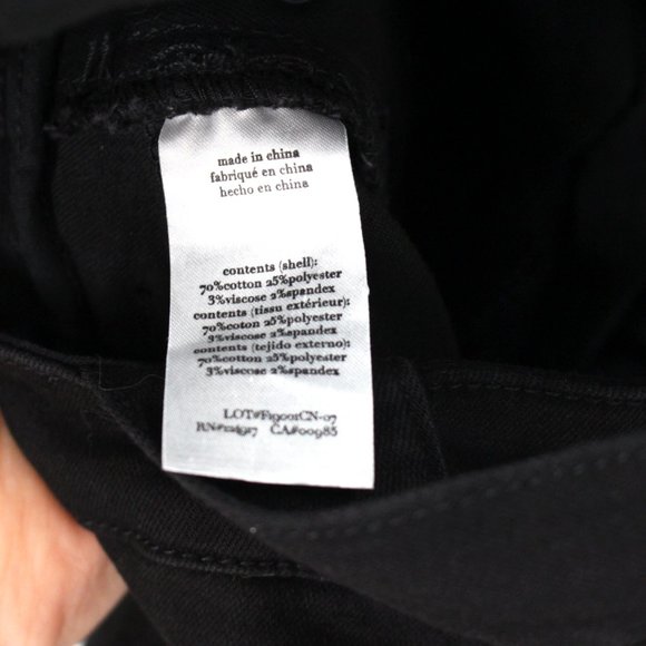 WeWoreWhat Black Stretch Denim High Rise Skinny Bib Overalls X-Small Jumpsuit XS - Picture 9 of 9